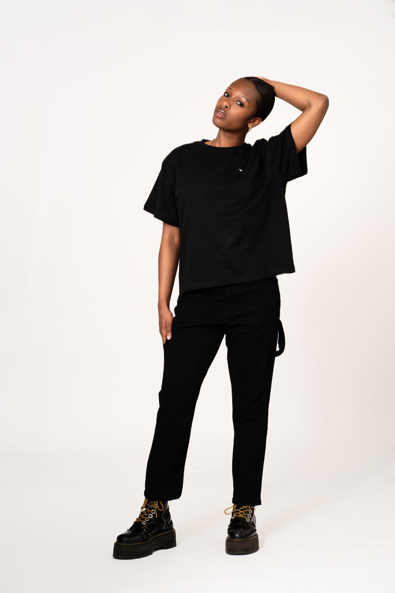 Black Carpenter Pant