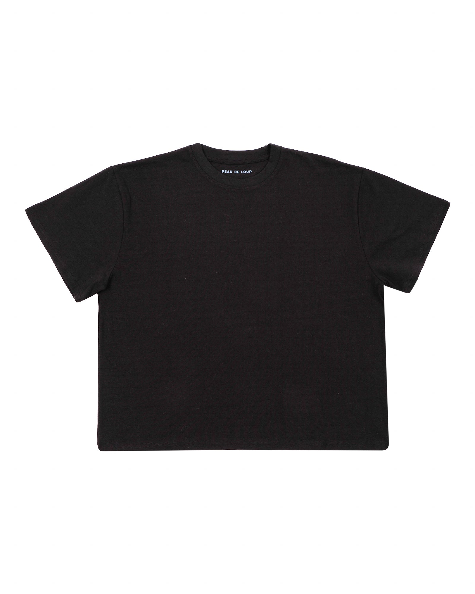 Black Boxy Tee