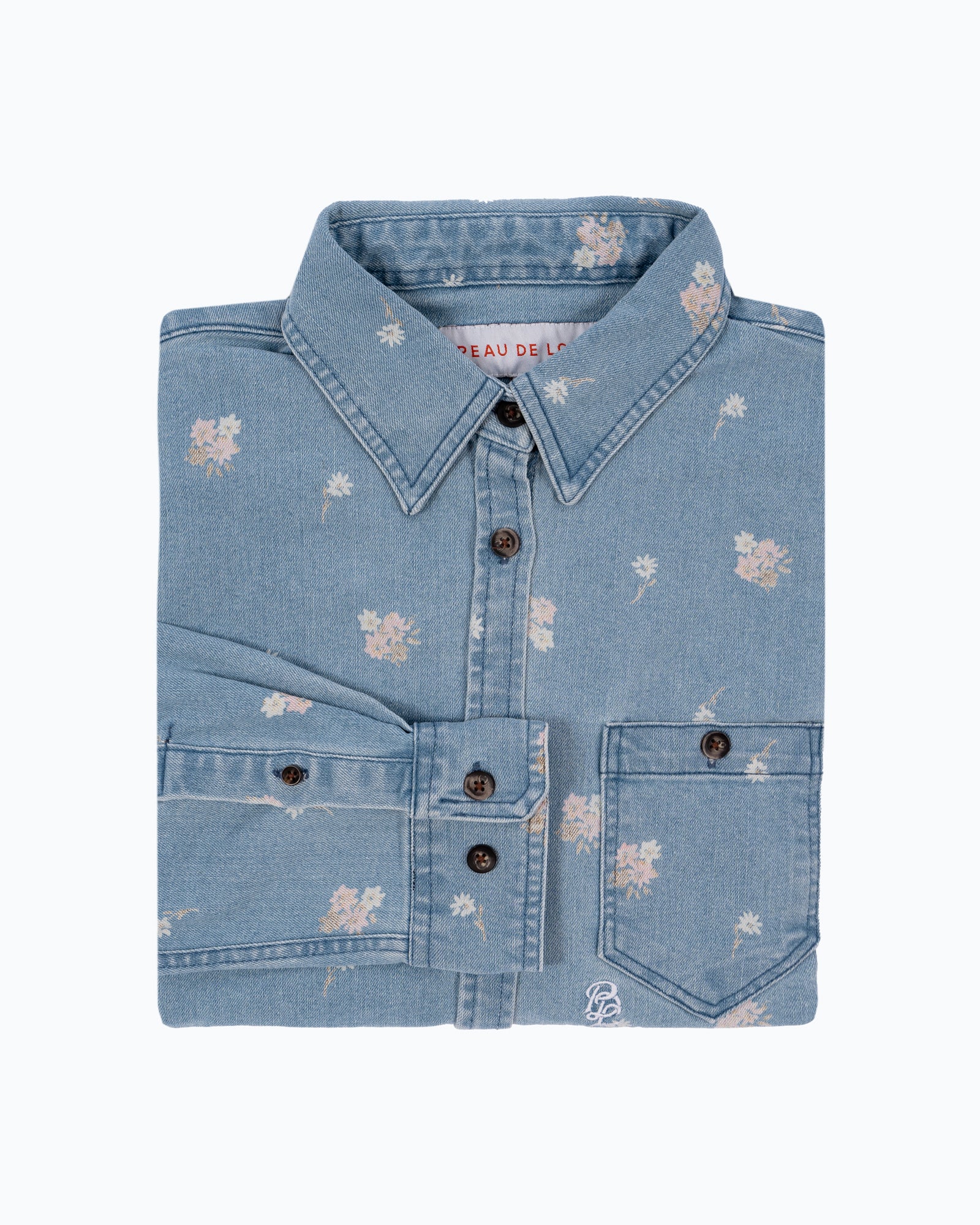 Floral Denim Shirt