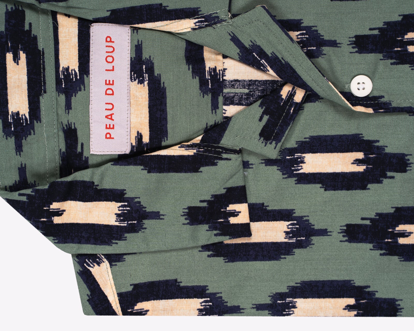 Ikat Camp Collar Shirt