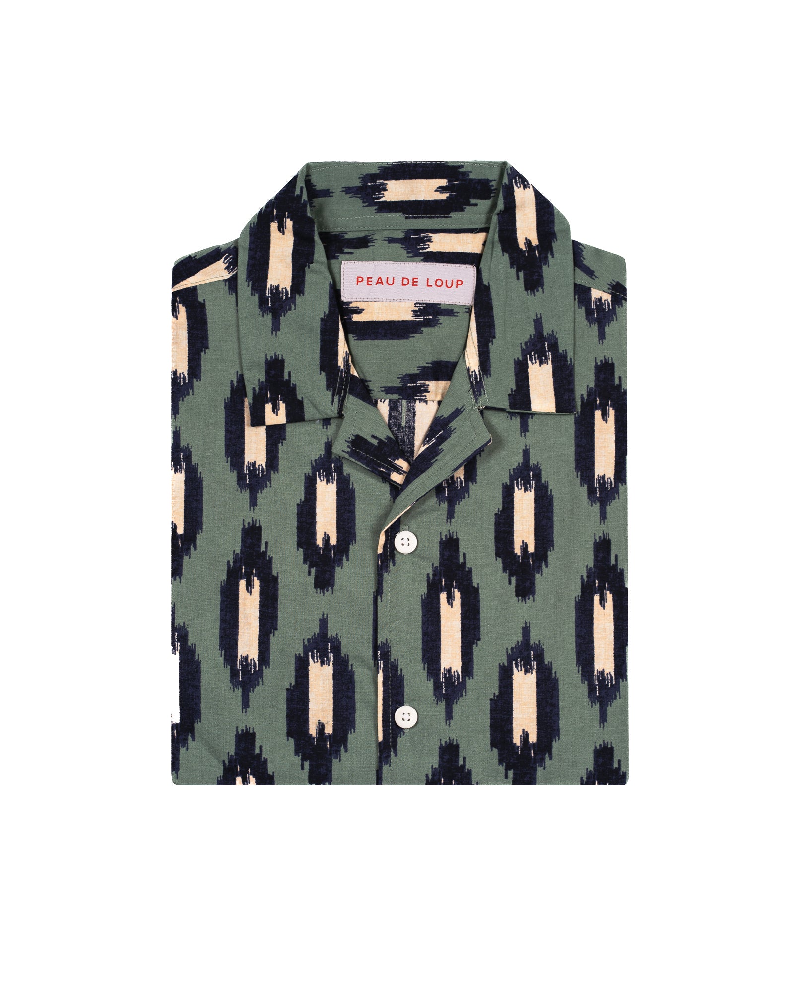 Ikat Camp Collar Shirt