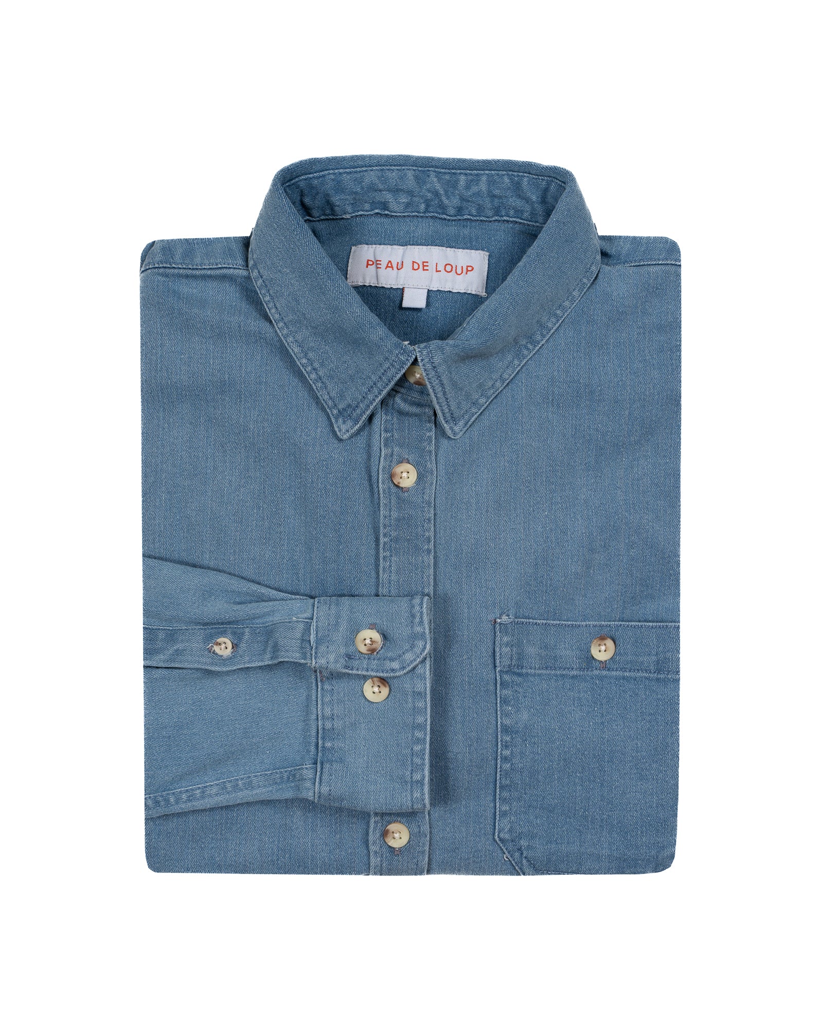 Light Wash Denim Shirt